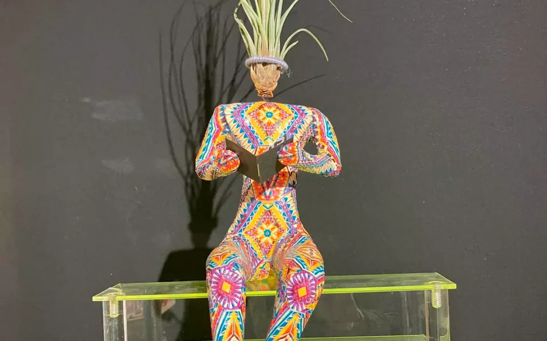 Escultura hombre indio